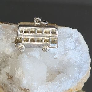 Women's 925 Bus Charm for a Bracelet or a Necklace.